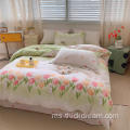 Bunga Duvet Cover Cover Bedding Bantal Set Bantal